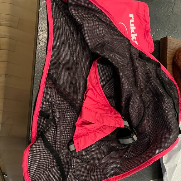 RUKKA HASE PINK DOG RAINCOAT 50-55 - Picture 3 of 7